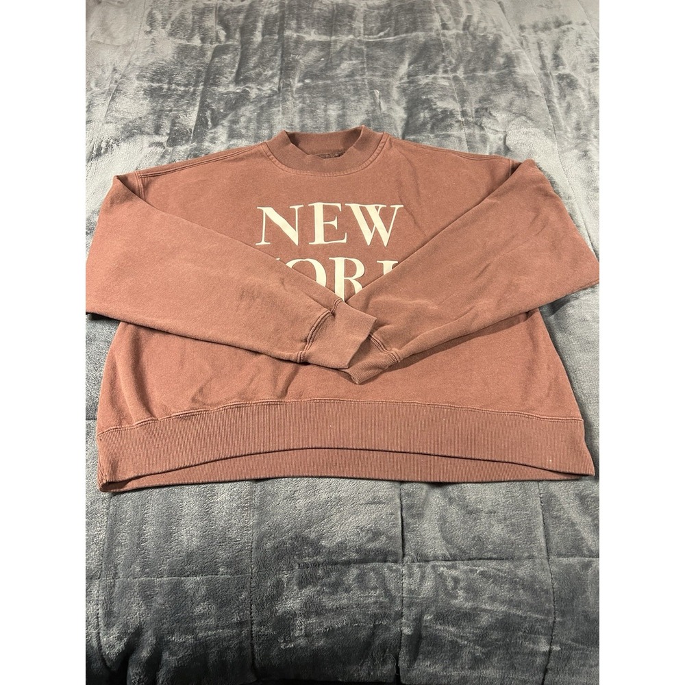 Abercrombie And Fitch New York Sweatshirt Cropped Size S